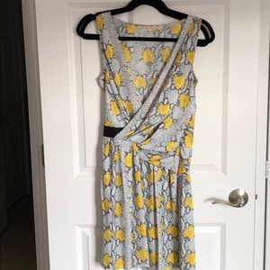 Sleeveless wrap-style dress